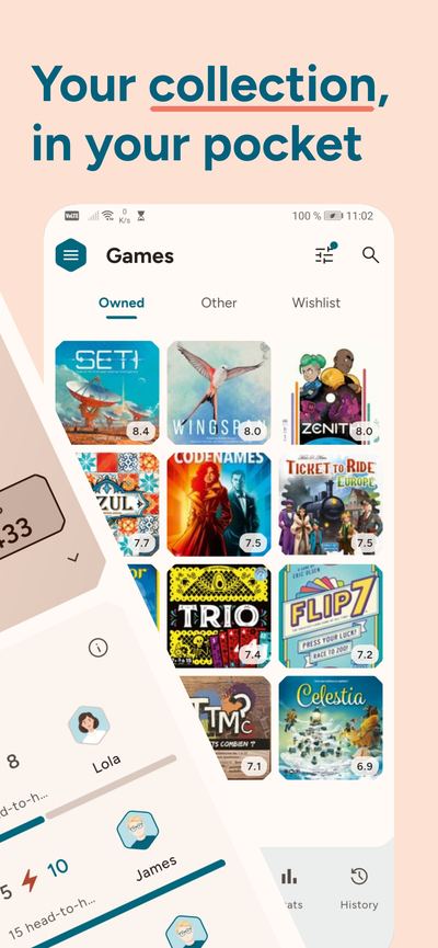 Your collection, in your pocket